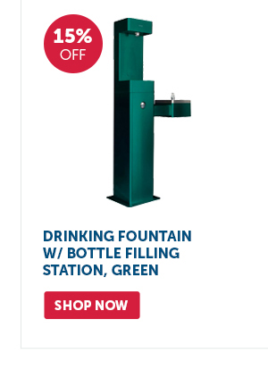 Pro_Cta_Drinking Fountain w/ Bottle Filling Station, Green - Shop Now