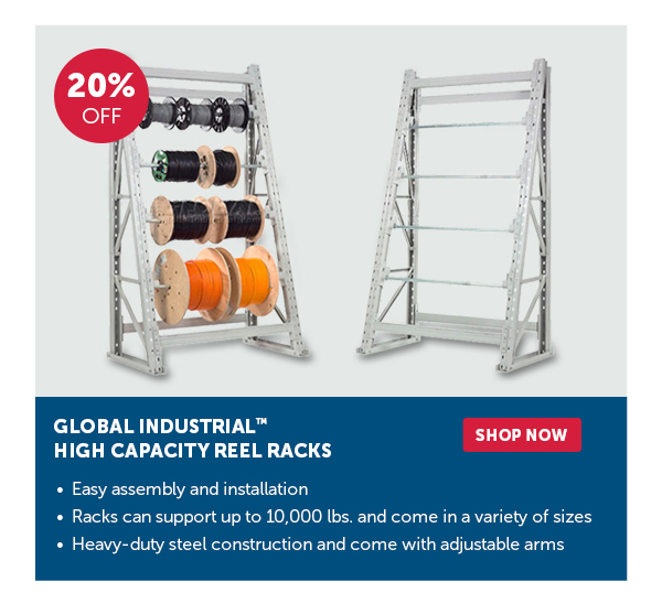 Pro_Cta_Global Industrial High Capacity Reel Racks - Shop Now