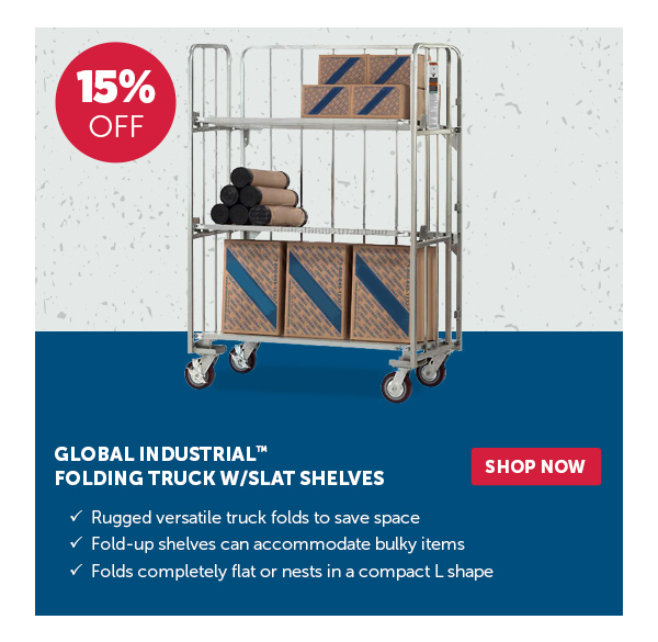 Pro_Cta_Global Industrial Folding Truck w/Slat Shelves - Shop Now