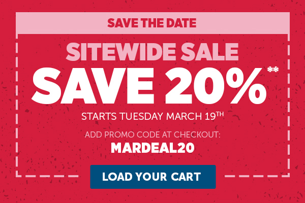 Her_Cta_Sitewide Sale Save 20% - Load Your Cart