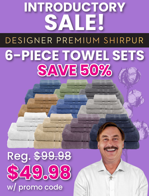 MyPillow - Get your MyTowels Premium Set now for just