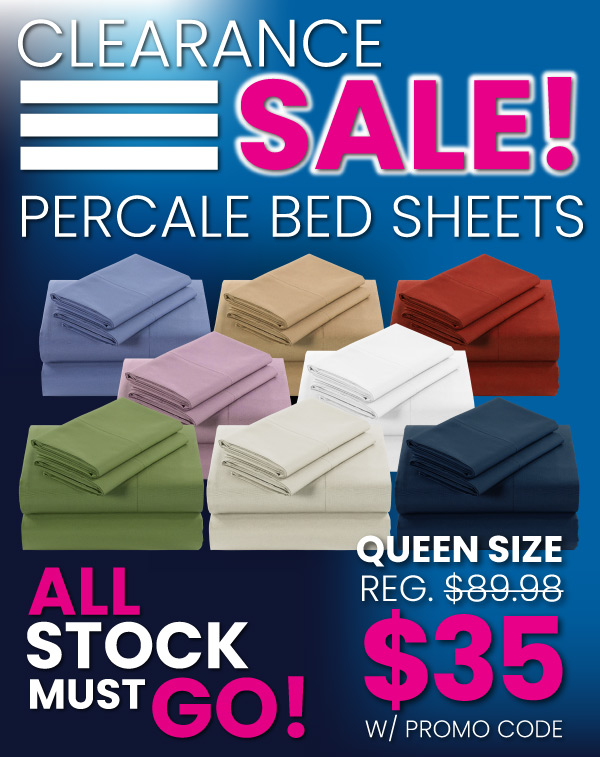 Clearance Closeout Bed Sheets - My Pillow
