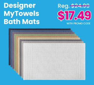 Designer MyTowel Bath Mats $17.49 With Promo Code