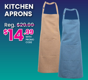 Kitchen Aprons $14.99 With Promo Code