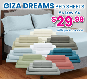 Giza Dreams Sheets As Low As $29.98 With Promo Code!