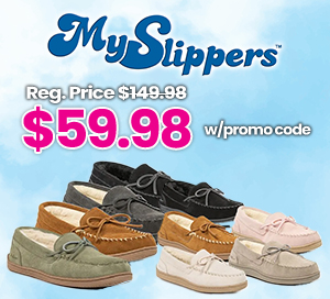 MySlippers $59.98 With Promo Code
