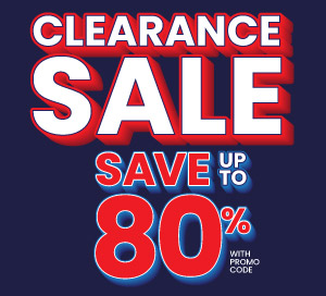 Clearance Sale, SAVE Up To 80% With Promo Code, Click Here