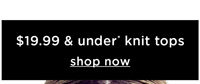 Shop $19.99 & Under* Knit Tops