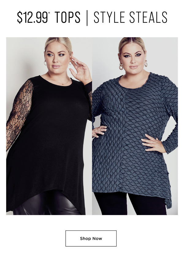 Shop Selected Tops Now $12.99*