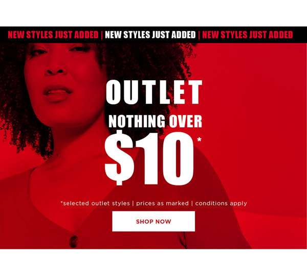 Shop the Outlet | Nothing Over $10*
