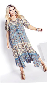 Sundara Border Dress