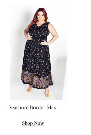Seashore Maxi Border Dress