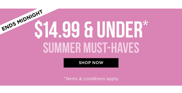 Shop Summer Must-haves