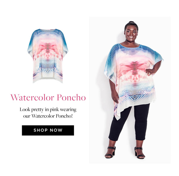 Shop Watercolor Poncho