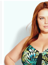 Shop Flyaway Print Tankini Top