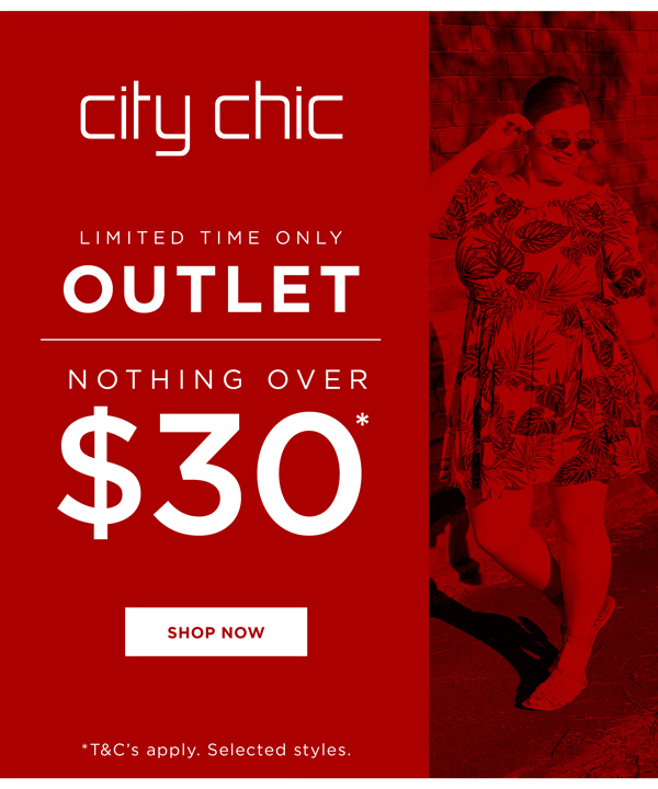 Shop Outlet at City Chic | Nothing Over $30*