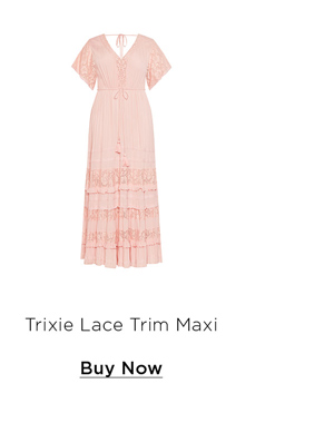 Shop The Trixie Lace Trim Maxi