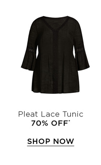 Shop The Pleat Lace Tunic