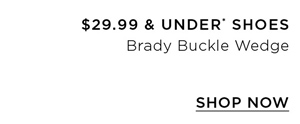 Shop The Brady Buckle Wedge