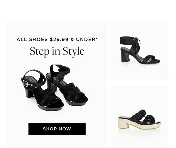 Shop All Shoes $29.99 & Under*