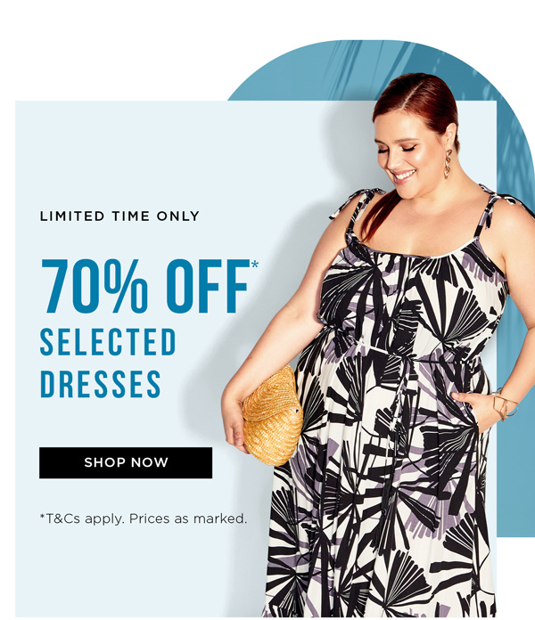 Shop 70% Off* Selected Dresses