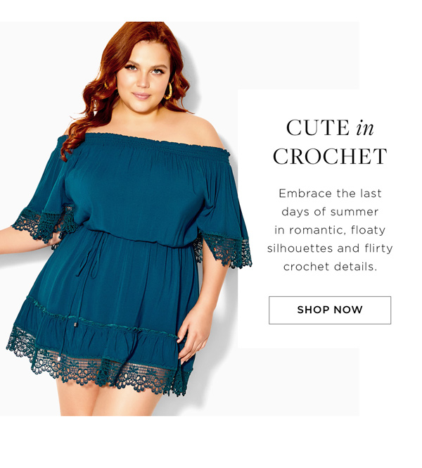 Shop the Crochet Detail Dress