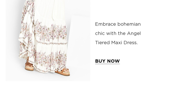 Shop the Angel Tiered Maxi Dress