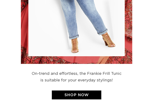 Shop the Frankie Frill Tunic