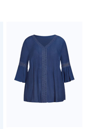 Shop the Pleat Lace Tunic