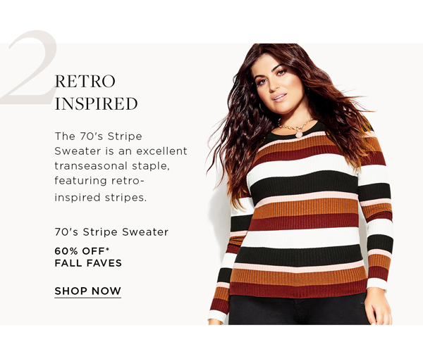 Shop the 70's Stripe Sweater