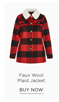 Shop the Faux Wool Plaid Jacket
