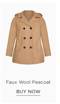 Shop the Faux Wool Peacoat