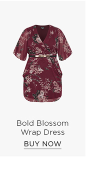 Shop the Bold Blossom Wrap Dress