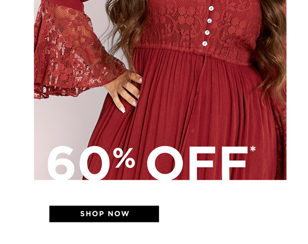 Shop 60% Off* All Dresses