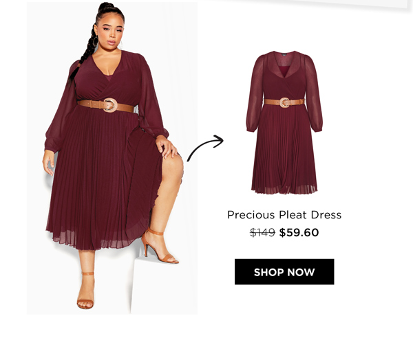 Shop the Precious Pleat Dress