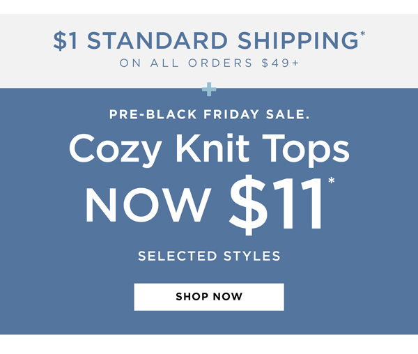 Shop $11 Selected Knit Tops