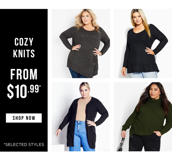 Shop Cozy Knits From $10.99*