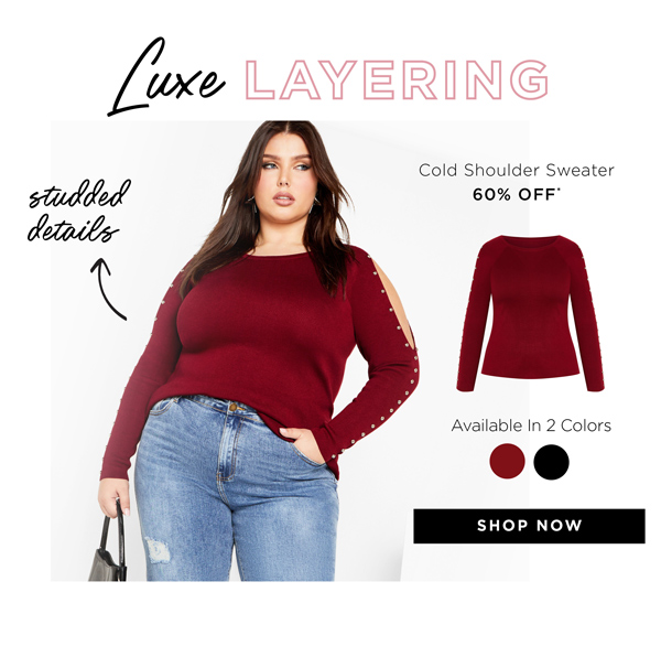 Shop the Cold Shoulder Sweater