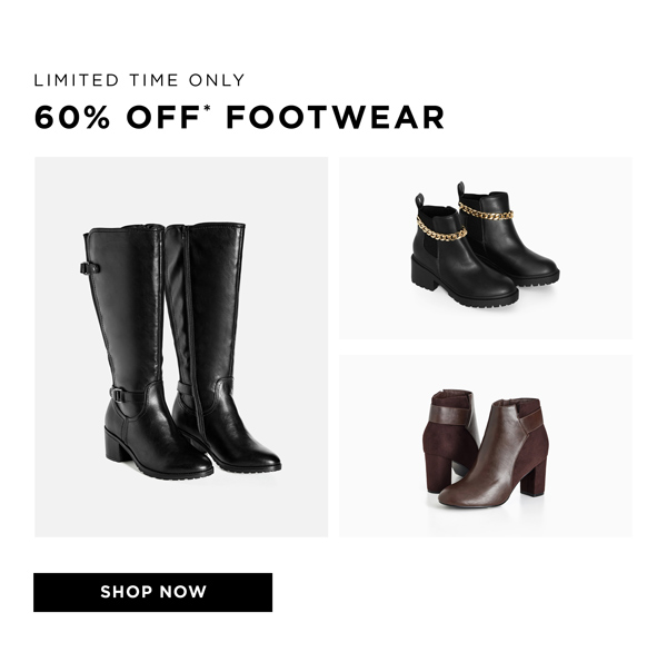 Shop 60% Off* Footwear