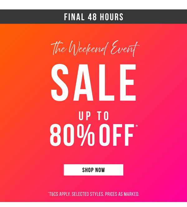 Shop Sale Up To 80% Off*