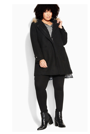 Shop the Voyager Faux Wool Coat