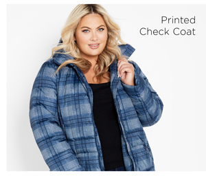 Shop the Printed Check Coat