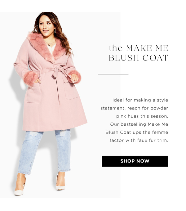 Shop the Make Me Blush Coat
