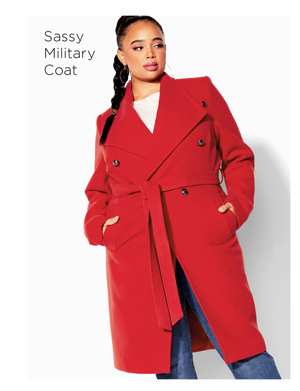 Shop the Sassy Military Coat