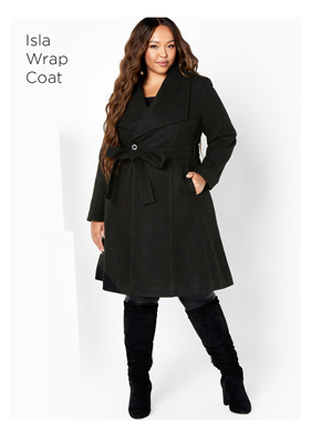 Shop the Isla Wrap Coat