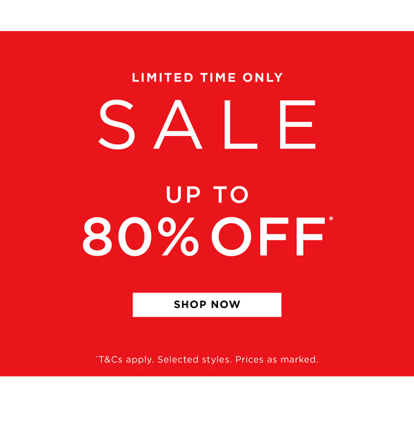 Shop Sale Up To 80% Off*