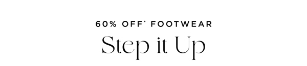 Shop 60% Off* Footwear