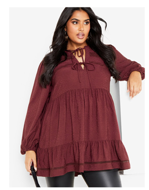 Shop the Brielle Embroidered Tunic Dress