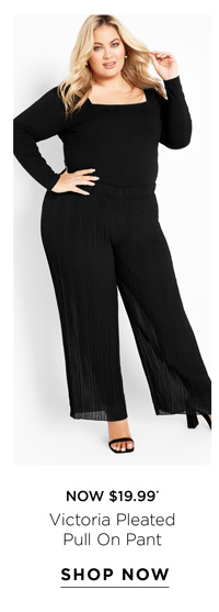 Shop the Victoria Pleated Pull On Pant