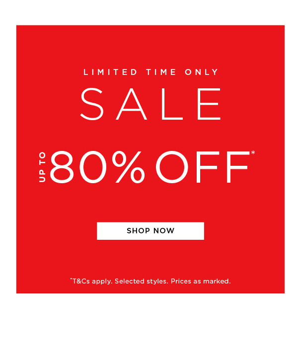 Shop Sale Up To 80% Off*